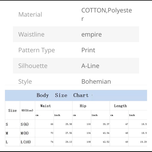 🎉Summer style Floral bohemian mini skirt - Picture 6 of 6